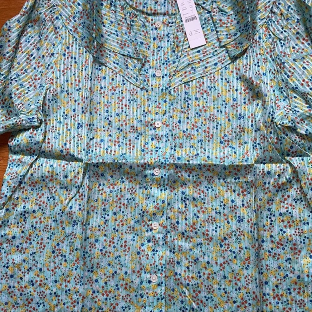 J. Crew Ruffle Top - Picture 3 of 9